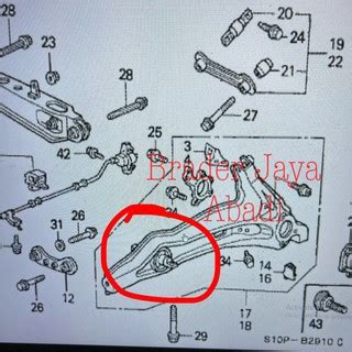 Jual Karet Busing Bushing Big Besar Trailing Arm Belakang Kanan Kiri