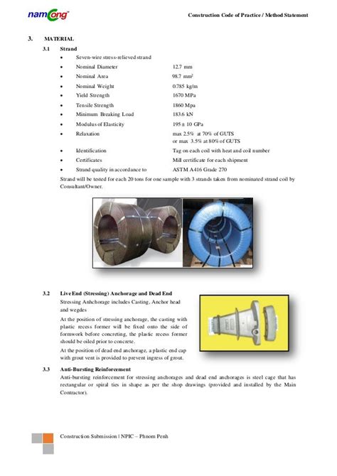 01 Construction Code Of Practice Method Of Statement