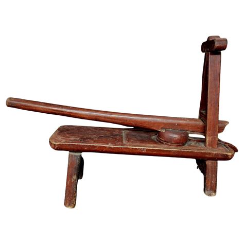 Antique Japanese Hand Wood Planner Curved Carpenter Tool For Sale At