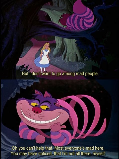 Alice In Wonderland Cheshire Cat Quotes Quotesgram