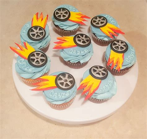Hot Wheels Cupcakes