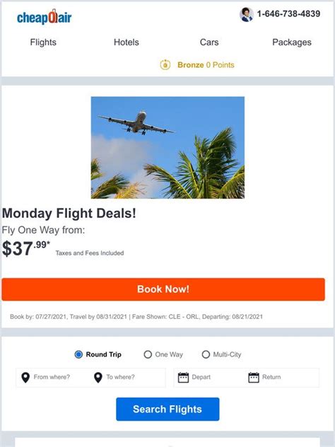 Cheapoair Mx Monday Flight Deals Fly From Milled