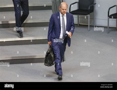 Berlin, DEU, 09.09.2020 - Federal Minister of Finance Olaf Scholz in ...