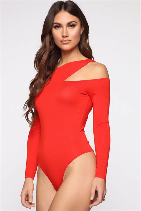 Breaking Free Bodysuit Red Fashion Nova Bodysuits Fashion Nova