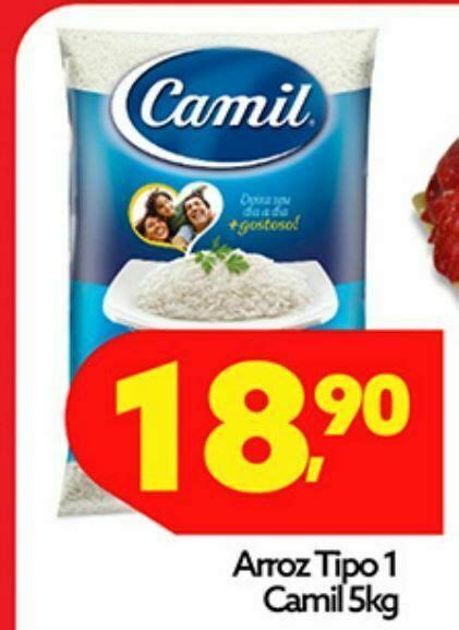 Arroz Camil Tipo 1 Pacote 5kg Oferta Na Raiz Superatacado