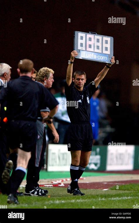 Soccer UEFA Super Cup Final Real Madrid V Feyenoord Stock Photo