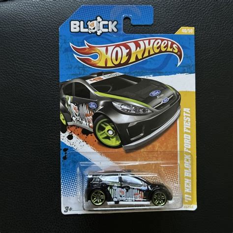 HOT WHEELS 11 KEN BLOCK FORD FIESTA BLACK LONG CARD RARE 2011 EBay