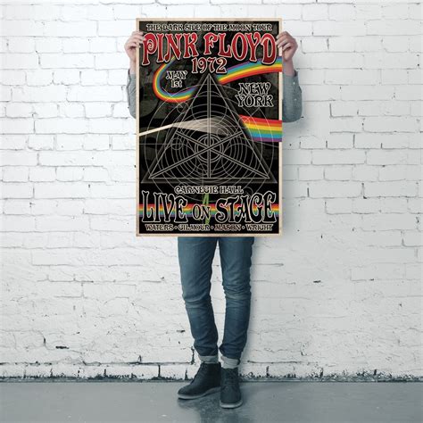 Pink Floyd The Dark Side Of The Moon Tour [new York 1972] Poster