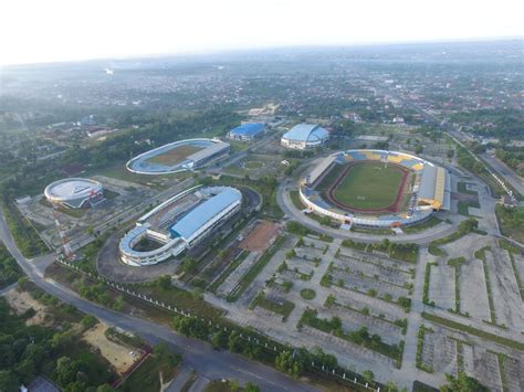 Rumbai Sport Center Kompleks Olahraga Rumbai Di Pekanbaru Aerial