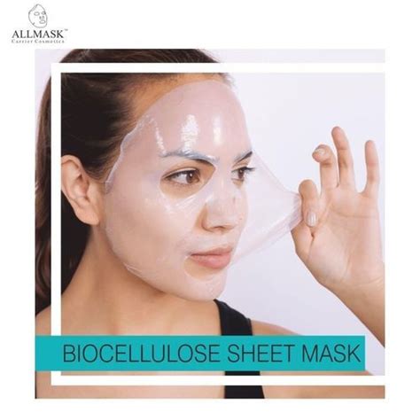 Bio Cellulose Facial Sheet Mask Private Label Contract Manufacturing