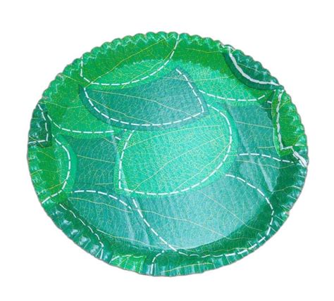 Green Banana Leaf Printed Buffet Paper Plate At Rs 3 5 Piece Banana