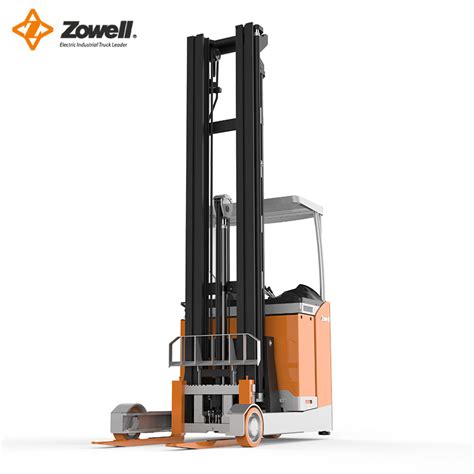 Zowell Frb20 Standing On Full AC Motor Electric Reach Truck Forklift CE