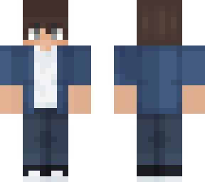 Blue cute boy eyes | Minecraft Skin