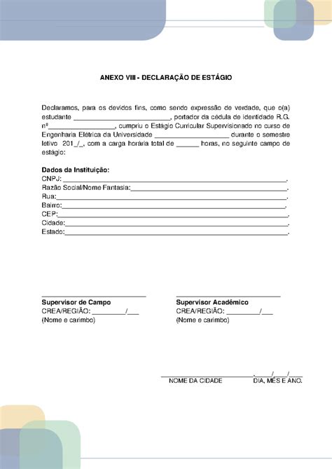 Declaração De Estagio 3