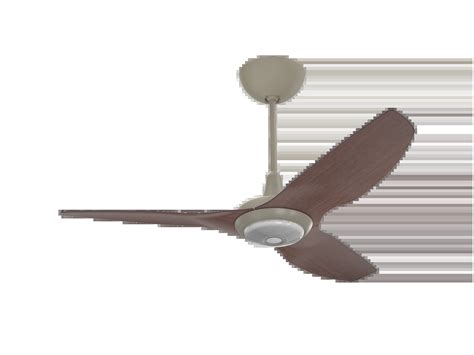 Big Ass Fans 52 Haiku Gen 4 Satin Nickel Indoor Ceiling Fan With Cocoa Bamboo Blades And LED