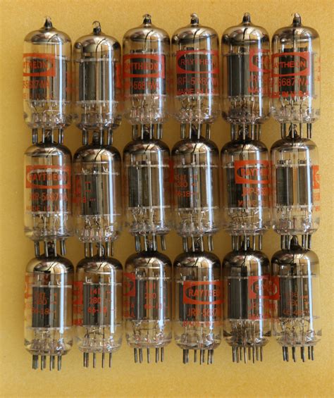 5687 NOS tubes. JACMUSIC.