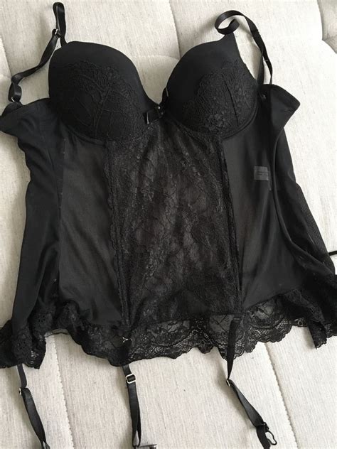 Lingerie Preta Linda Lingerie Feminina Nunca Usado Enjoei