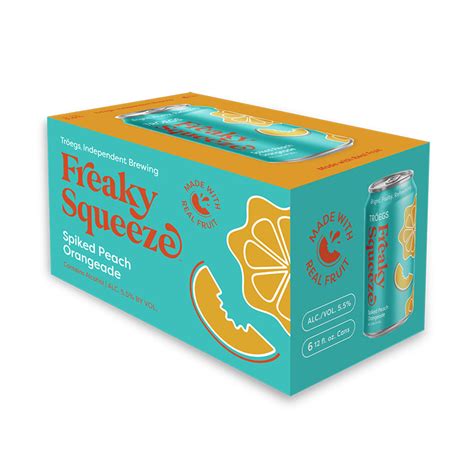 Troegs Freaky Squeeze Peach Orangeade 6 Pack 12 Oz Cans Beverages2u