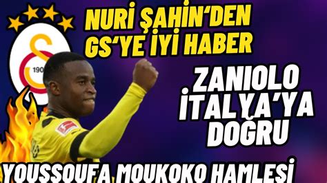 Nuri Ahin Galatasaray I In M Jdeli Haberi Verdi Moukoko Transferi