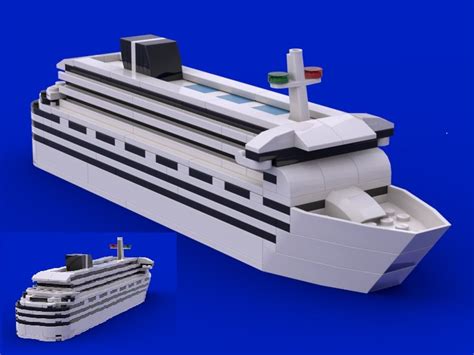 LEGO MOC Cruise Ship By Gus 12483 Rebrickable Build With LEGO