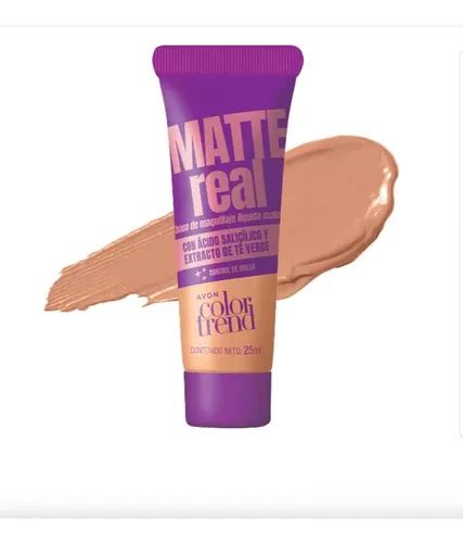 Base De Maquillaje Liquida Mate Avon Color Trend Matte Real