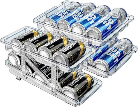 Xicennego Set Of 2 Soda Can Organizer For Refrigerator