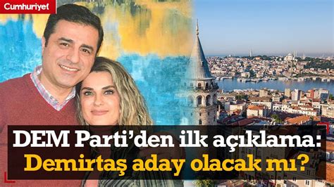 DEM Parti den ilk açıklama Başak Demirtaş İstanbul Büyükşehir Belediye