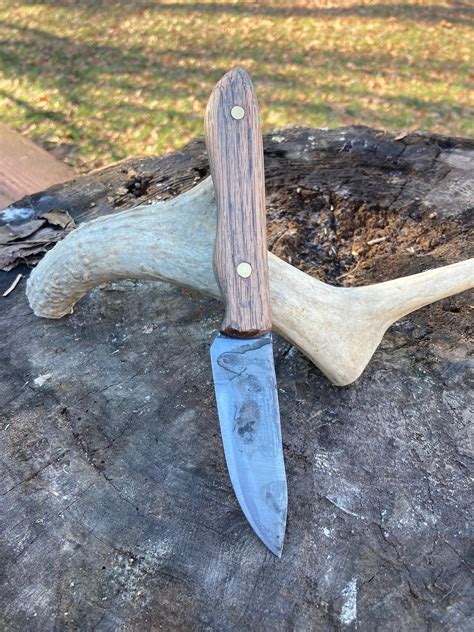 Hand Forged American Made Hunting Knife Etsy