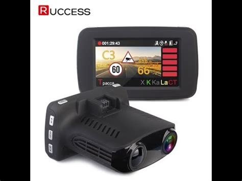 unboxing กล้อง Ruccess LD100 Ambarella GPS RADAR Detector CAR HD DVR ...