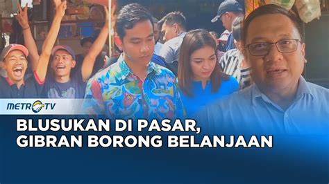 Blusukan Di Pasar Kemiri Muka Depok Gibran Borong Belanjaan Youtube