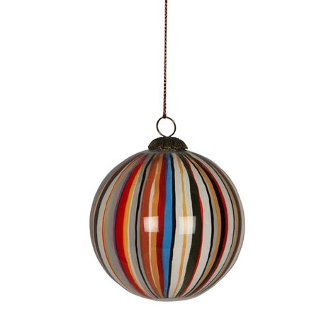 Handpainted Bauble Multistripe Paul Smith