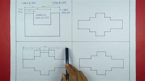 Acotaci N Combinada Acotaci N Dibujo T Cnico Youtube