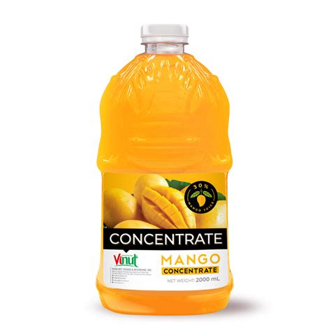 VINUT Mango Juice Concentrate 30% Juice - 2L Bottle