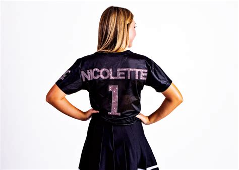 Custom Cheer Football Jersey Crystallized Couture