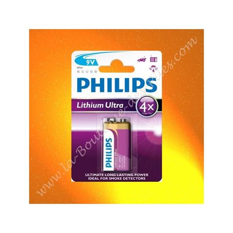 Pile Lithium Ultra Philips Fr Fr Blister De Pile