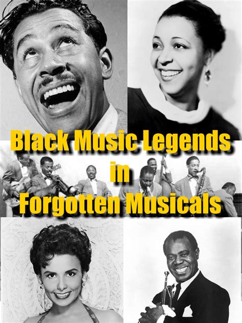 Prime Video: Black Music Legends in Forgotten Musicals