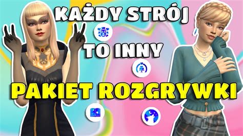 LOSUJE PAKIETY ROZGRYWKI w które będzie ubrana simka The Sims 4 CAS