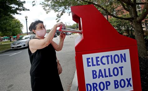 Donald Trump Takes Aim At Drop Off Boxes For Ballots Massachusetts