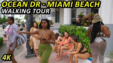 Miami Beach Ocean Drive Walking Tour Youtube