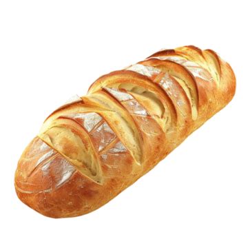 A French Baguette Bread On Transparent Background Frenchbaguette