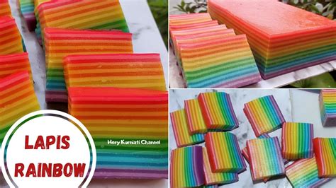 Resep Kue Lapis Rainbow YouTube