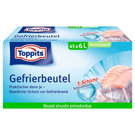 Toppits Gefrierbeutel Mit Standboden L St Ck Bei Rewe Online