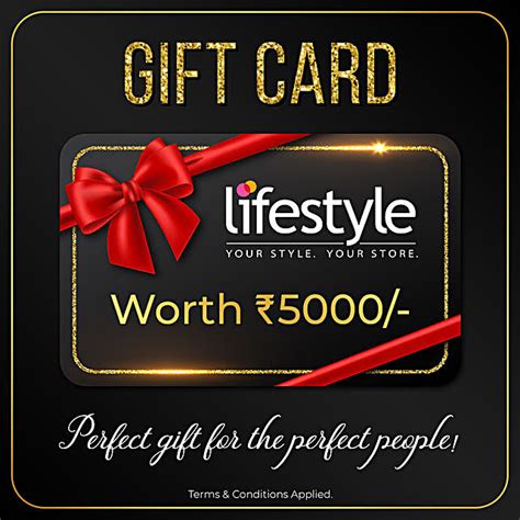 Buy Send Lifestyle Gift Card Rs Online Fnp