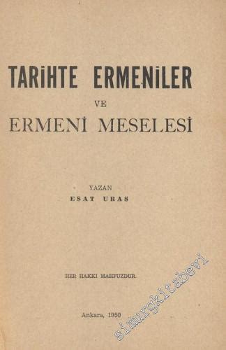 Tarihte Ermeniler Ve Ermeni Meselesi