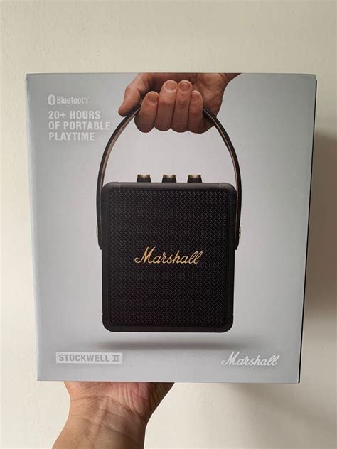 Marshall Stockwell 2 II Black and Brass, Audio, Other Audio Equipment ...