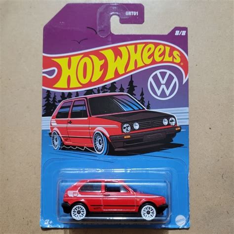 Jual HOT WHEELS VOLKSWAGEN GOLF MK2 VW SERIES RED BLACK Shopee Indonesia