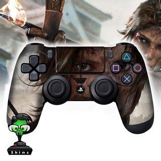 Adesivo Skin Ps Tomb Raider Lara Croft Adesivos Controle Kit De