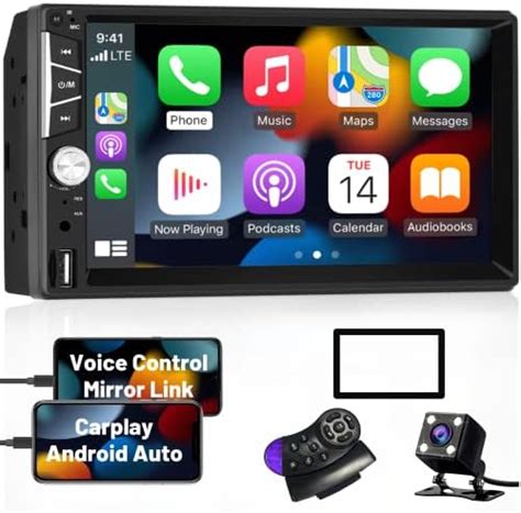 Hikity Autoradio Din Avec Apple Carplay Et Android Auto Double Din