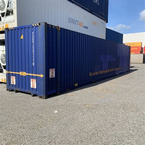 40ft High Cube Pallet Wide Driessen Container Service