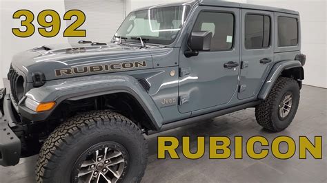 2024 JEEP WRANGLER 392 RUBICON ANVIL GRAY NICELY LOADED 4K WALKAROUND